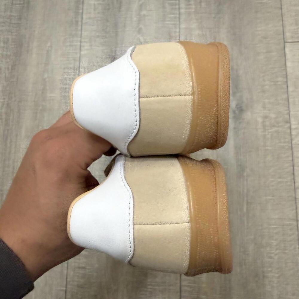 Adidas Gazelle Women's Tan & White Suede Sneaker - Picture 5 of 11